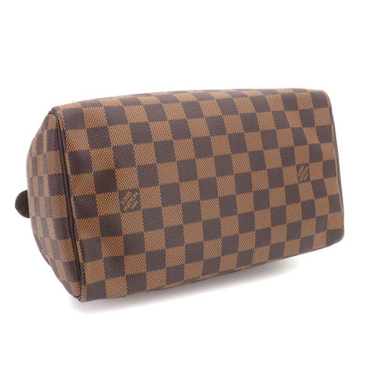 Louis Vuitton Damier Speedy 25 Hand Bag Ebene Brown Gold — view 5