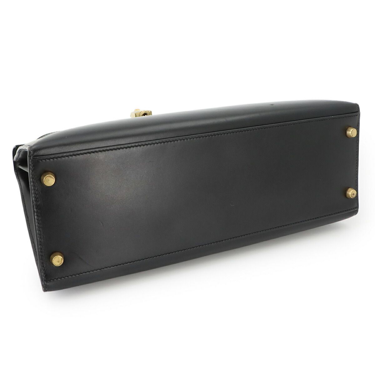 Hermes Kelly 32 Box Calf Black 2-Way Bag Sellier — view 5