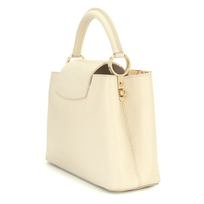 Louis Vuitton Capucines BB 2-Way Bag Taurillon Leather Cream Cles — view 4