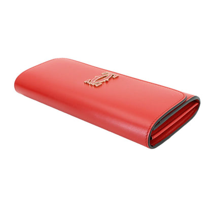 Cartier C de Cartier Bifold Wallet Leather Red Gold — view 5