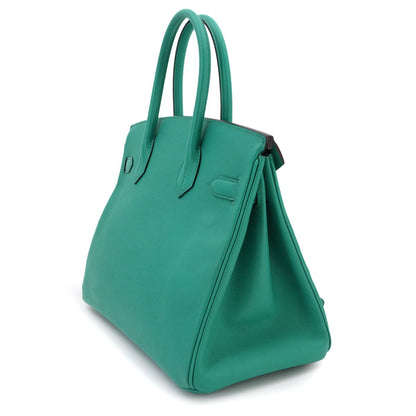 Hermes Birkin 30 Epsom Blue Paon Hand Bag Gold — view 3