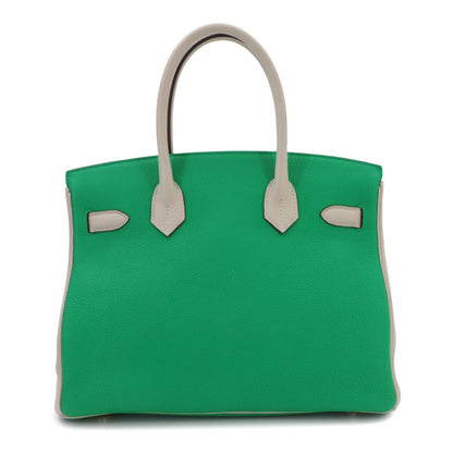 Hermes Birkin 30 Personal Togo Mint Gris Perle Hand Bag Gold — view 2
