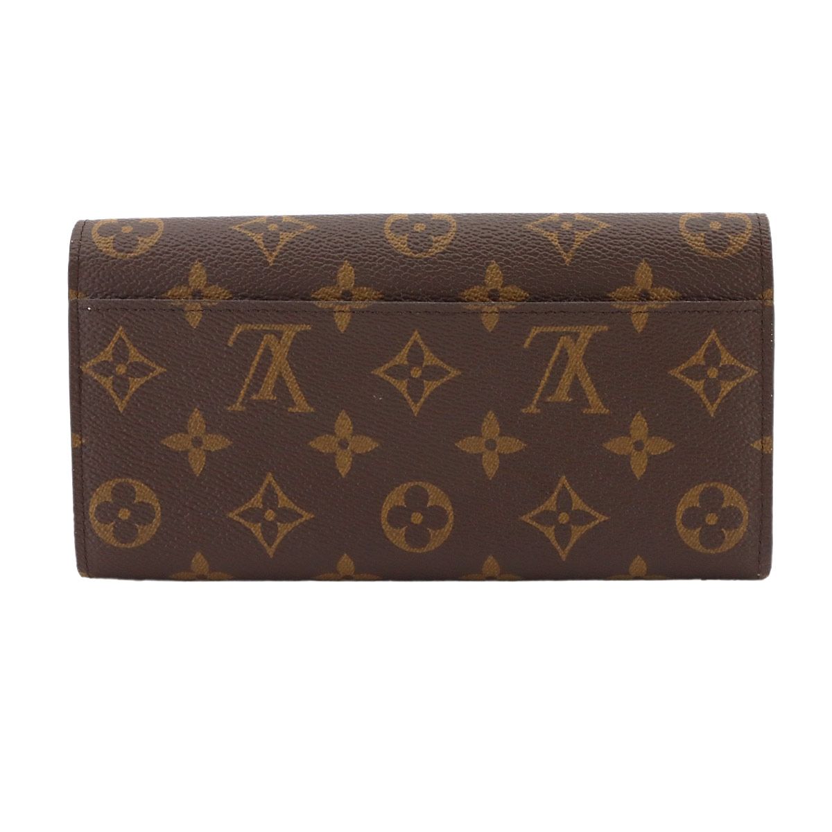 Louis Vuitton Exhibition Monogram Portefeuille Sarah Bifold Wallet Rose Valley — view 3