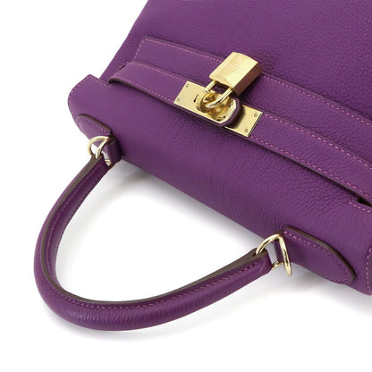 Hermes Kelly 28 Personal Togo Anemone Etain 2-Way Bag Retourne — view 5