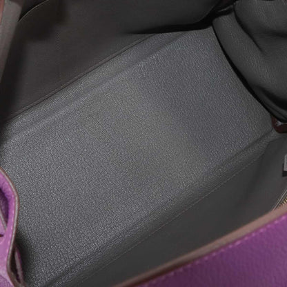 Hermes Kelly 28 Personal Togo Anemone Etain 2-Way Bag Retourne — view 8