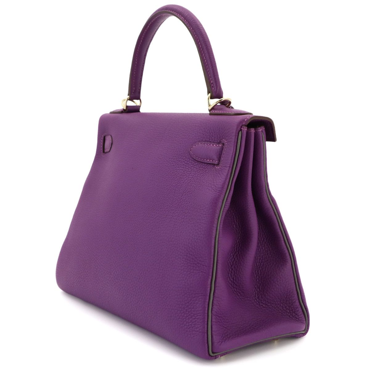 Hermes Kelly 28 Personal Togo Anemone Etain 2-Way Bag Retourne — view 3