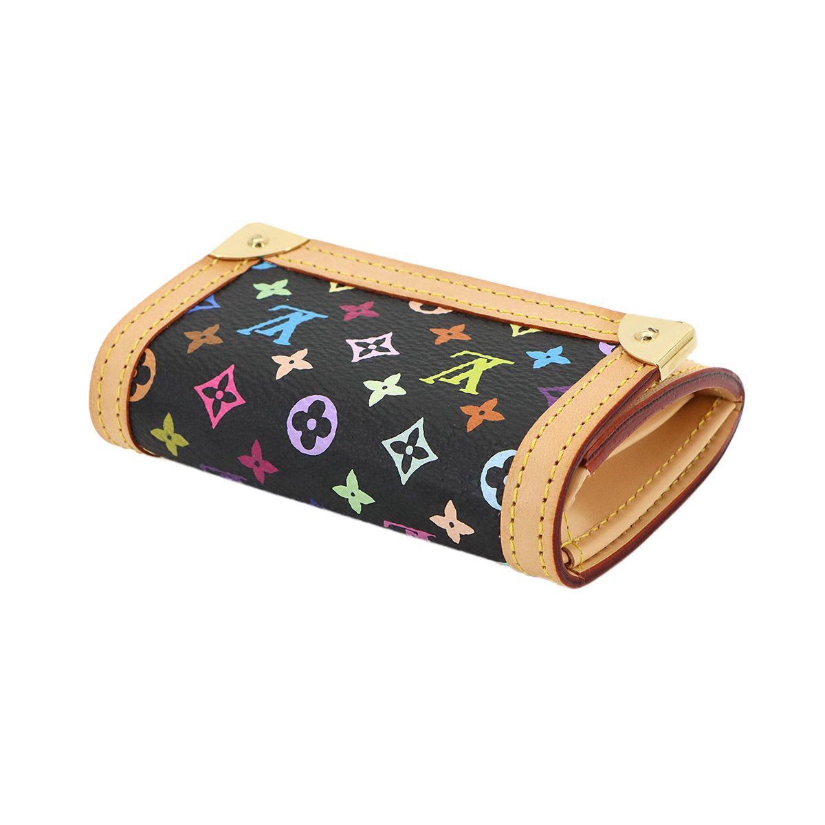 Louis Vuitton Monogram Multicolor Porto Monet Coin Case Noir — view 4