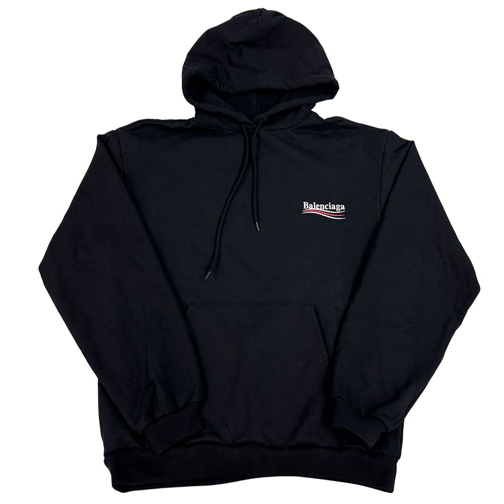 Balenciaga Hoodie Cotton Black L Oversize