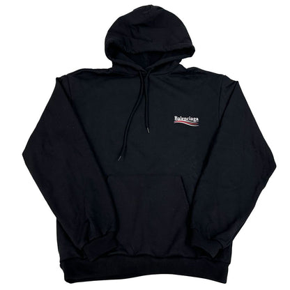 Balenciaga Hoodie Cotton Black L Oversize
