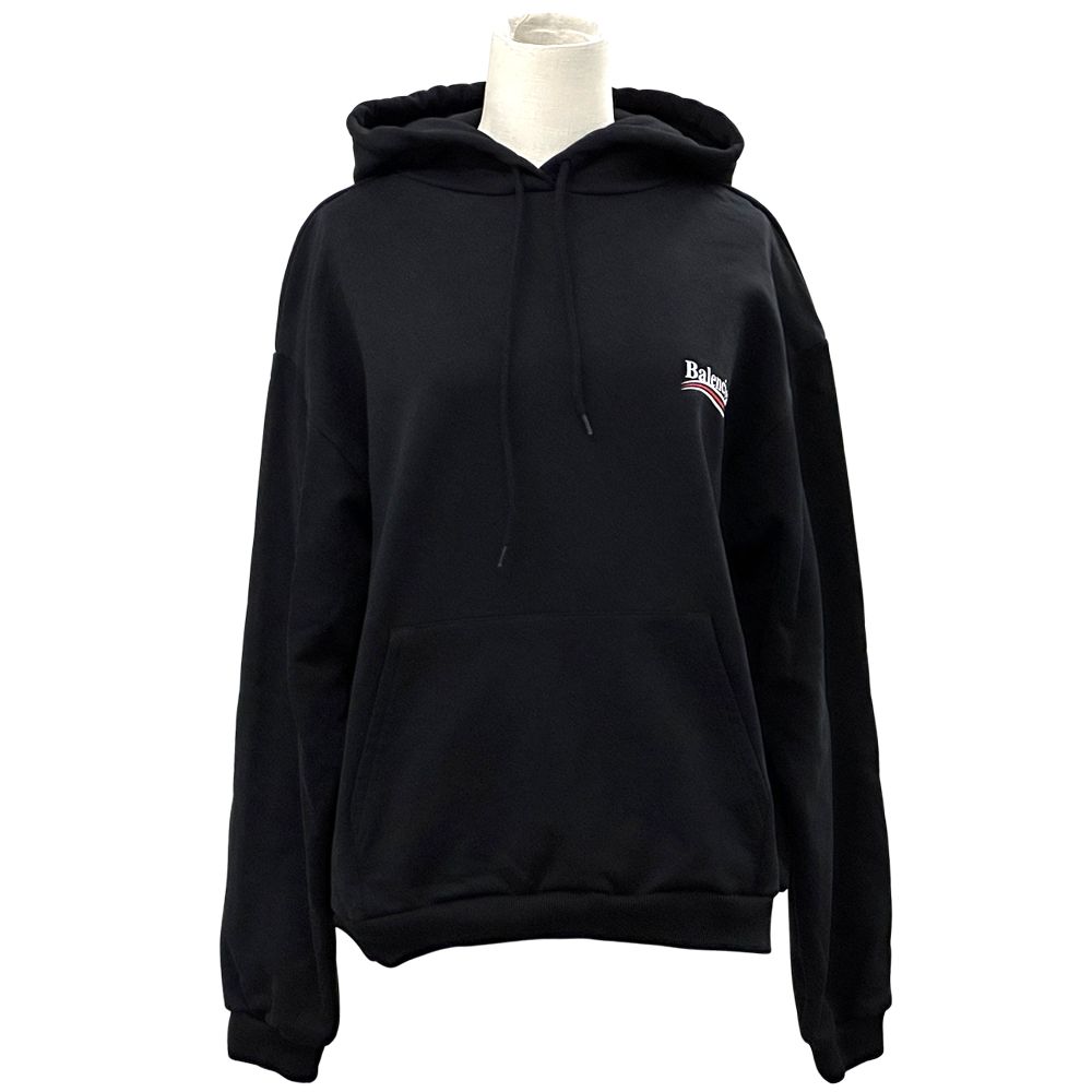 Balenciaga Hoodie Cotton Black L Oversize — view 3