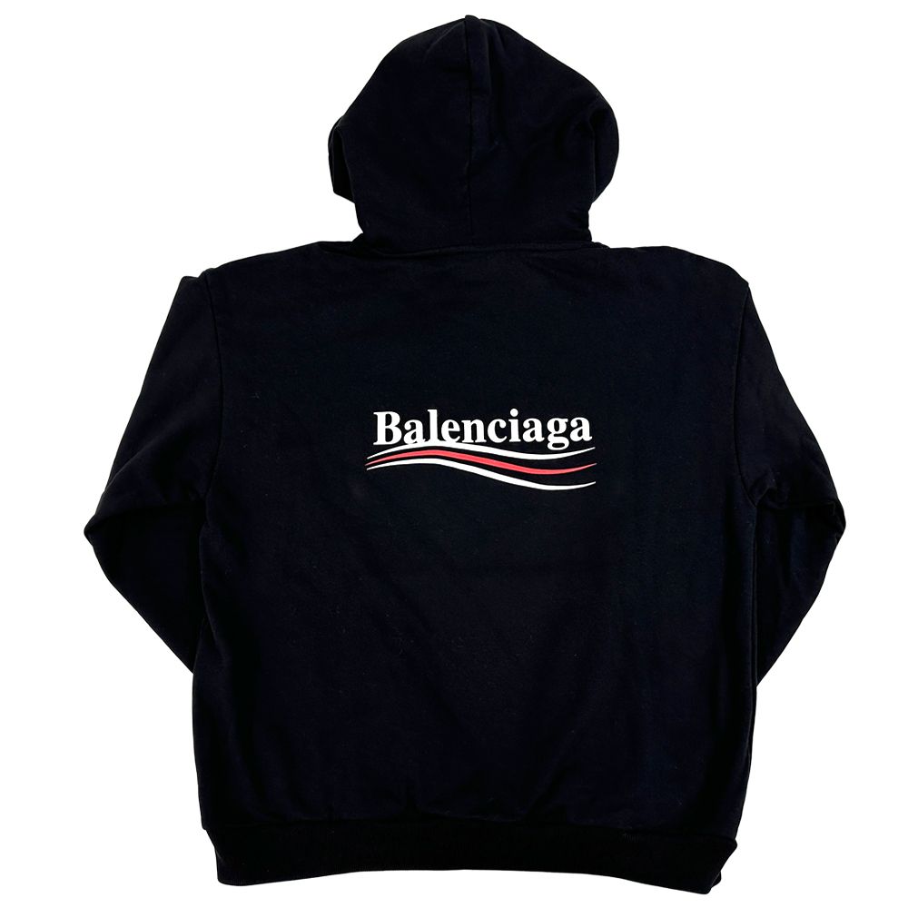 Balenciaga Hoodie Cotton Black L Oversize — view 2