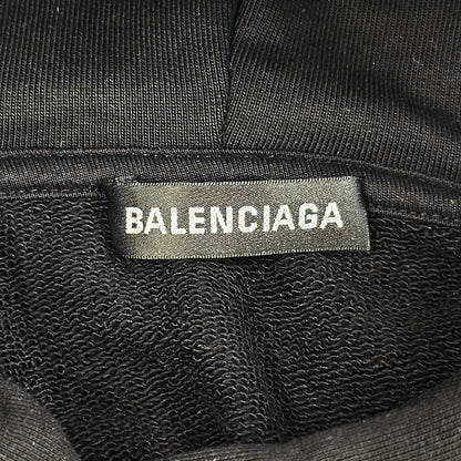 Balenciaga Hoodie Cotton Black L Oversize — view 8