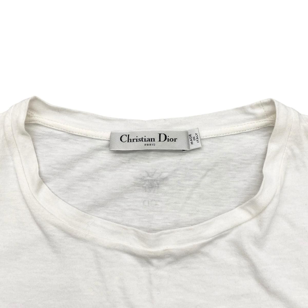 Dior Short Sleeve T-Shirt Etoile de Voyage S Star Botanical Animal White — view 7