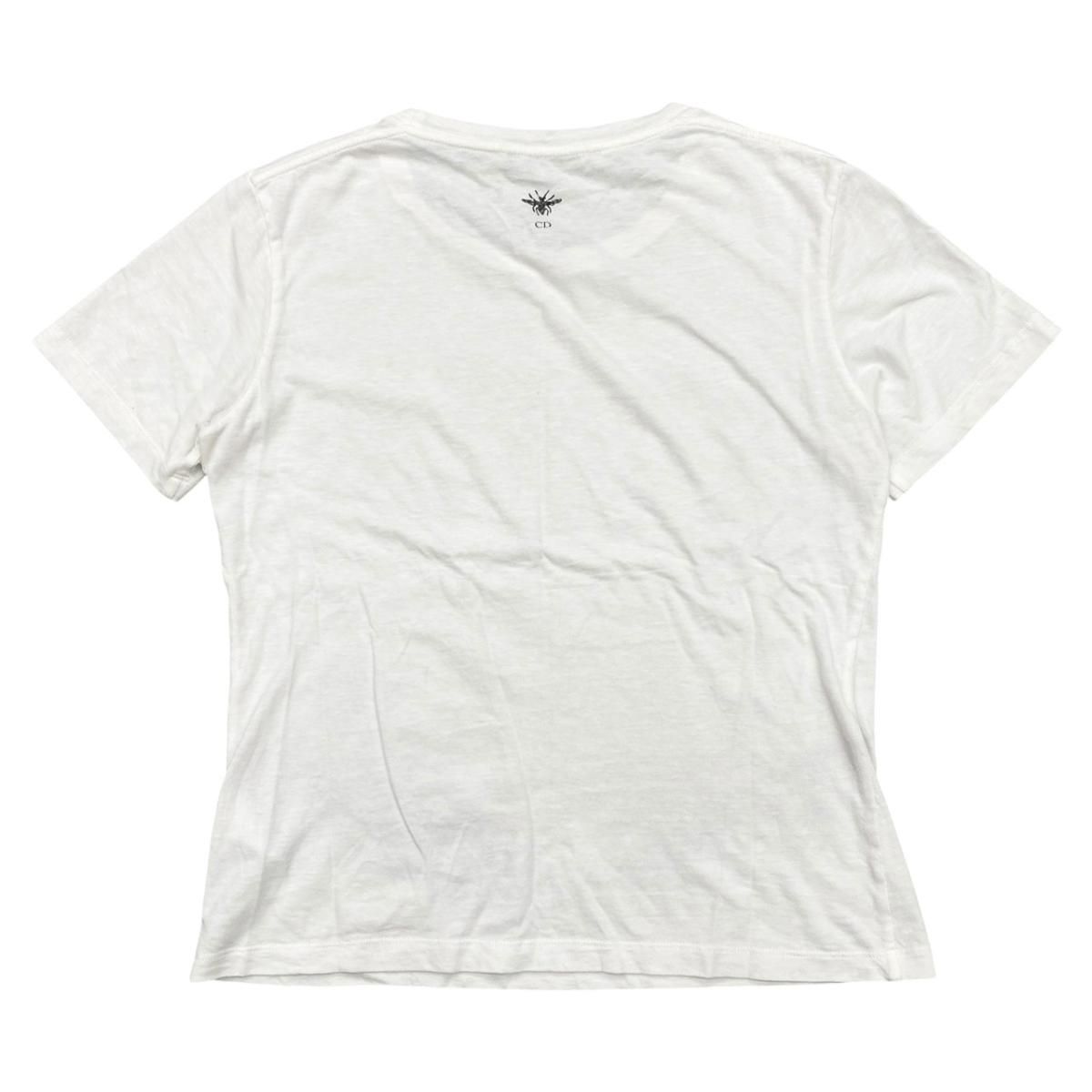 Dior Short Sleeve T-Shirt Etoile de Voyage S Star Botanical Animal White — view 2