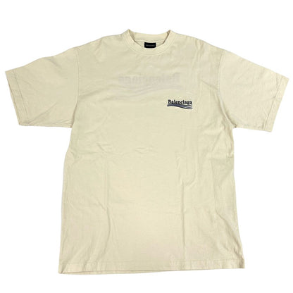 Balenciaga Set Cotton Short Sleeve T-Shirt Shorts Off White XS S Oversize — view 2