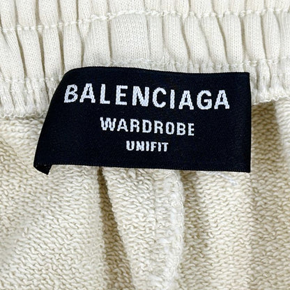 Balenciaga Set Cotton Short Sleeve T-Shirt Shorts Off White XS S Oversize — view 8