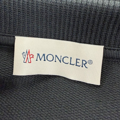Moncler Vestito Cotton 100% Logo Patch Long Sleeve Dress Black XS — view 6