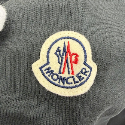Moncler Vestito Cotton 100% Logo Patch Long Sleeve Dress Black XS — view 5