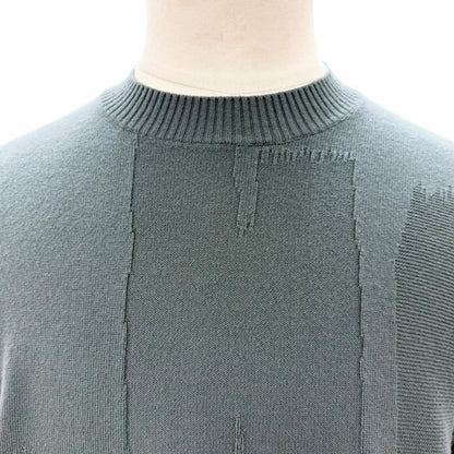 Hermes Cashmere Crew Neck Pullover Knit Sweater Khaki — view 2