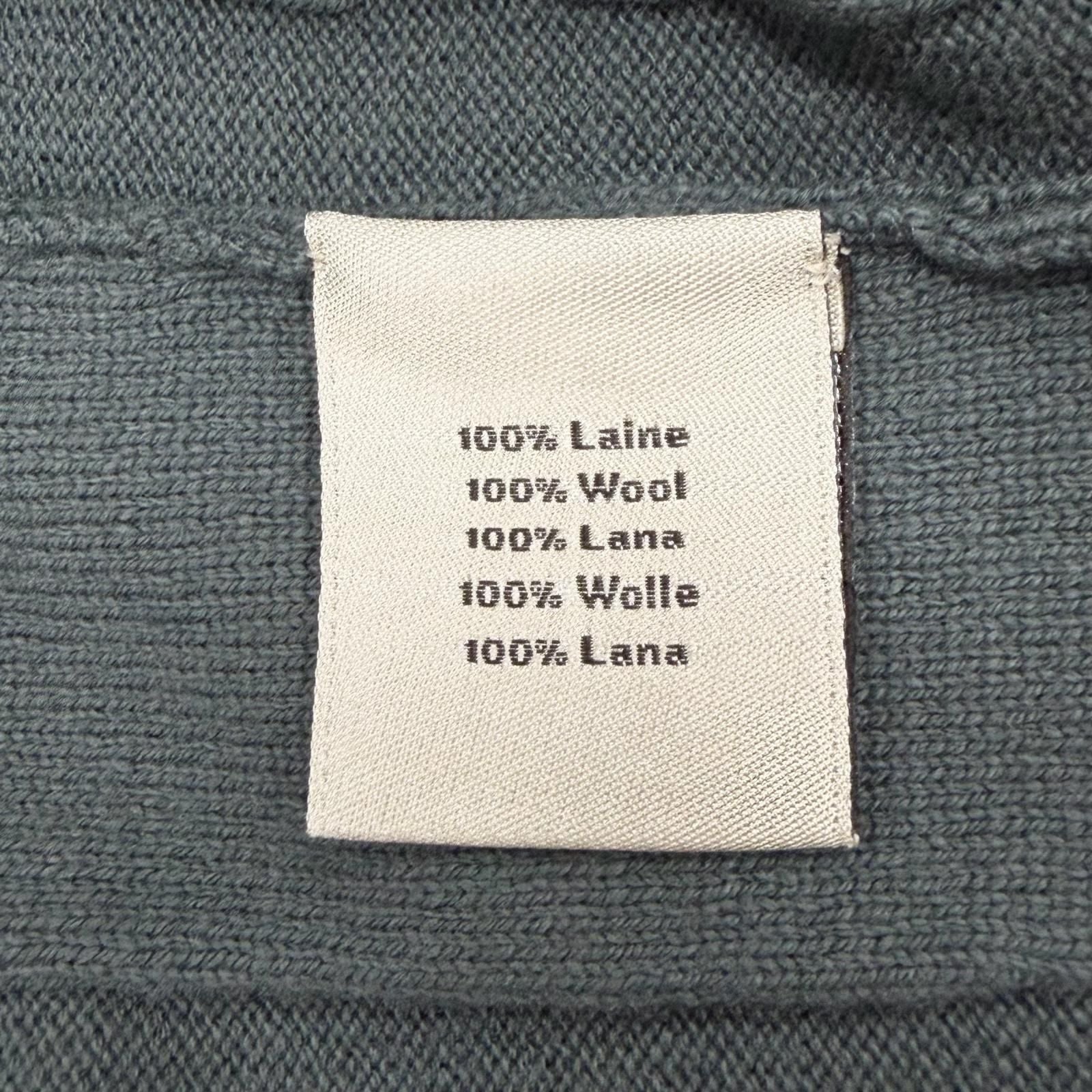 Hermes Cashmere Crew Neck Pullover Knit Sweater Khaki — view 6