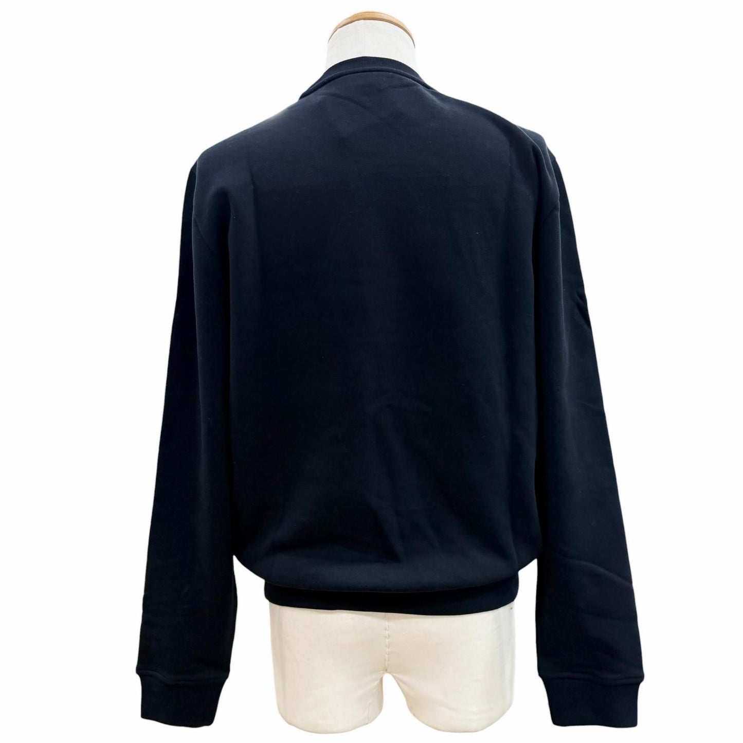 Hermes Etriers Decales Cotton 100% Leather Patch Crew Neck Brushed Lining — view 4