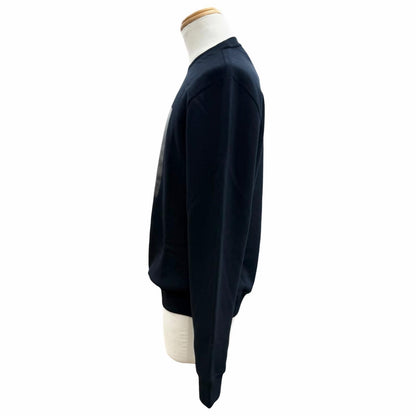Hermes Etriers Decales Cotton 100% Leather Patch Crew Neck Brushed Lining — view 3