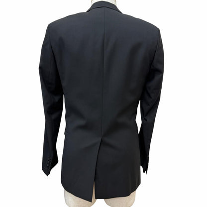 Dior Homme Narrow Lapel Single Tailored Jacket Blazer Black 44 — view 4