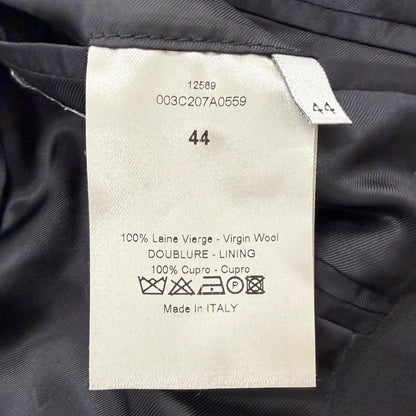Dior Homme Narrow Lapel Single Tailored Jacket Blazer Black 44 — view 9