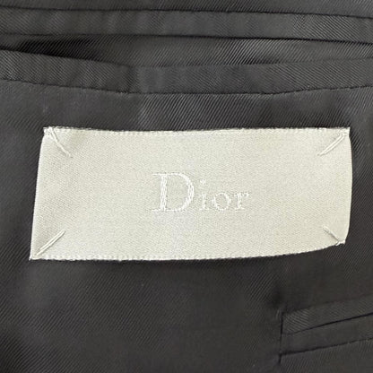 Dior Homme Narrow Lapel Single Tailored Jacket Blazer Black 44 — view 8