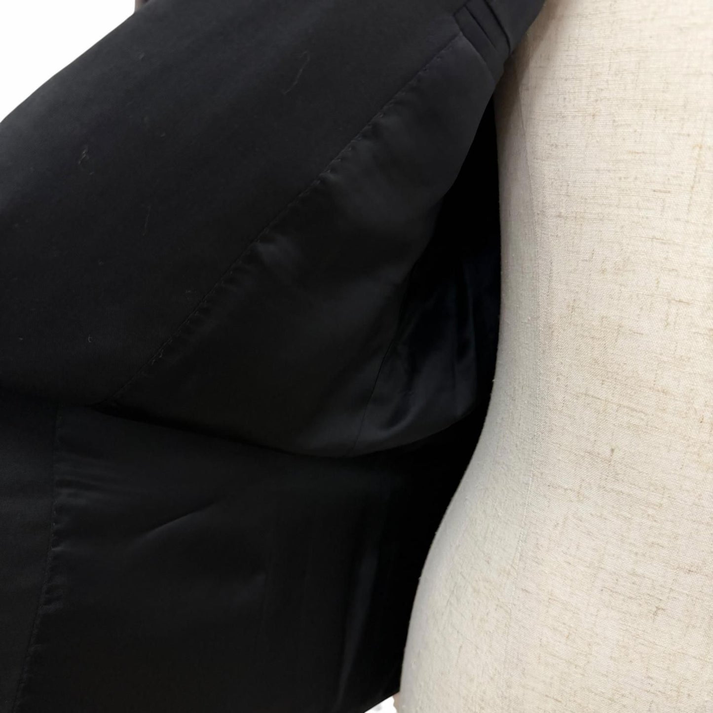 Dior Homme Narrow Lapel Single Tailored Jacket Blazer Black 44 — view 5