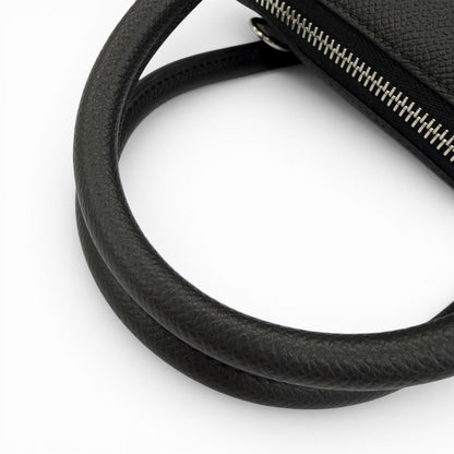 Hermes Bolide 30 Veau Epsom Silver Handbag Black — view 7