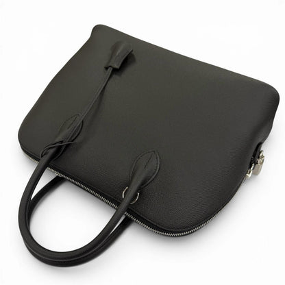 Hermes Bolide 30 Veau Epsom Silver Handbag Black — view 5