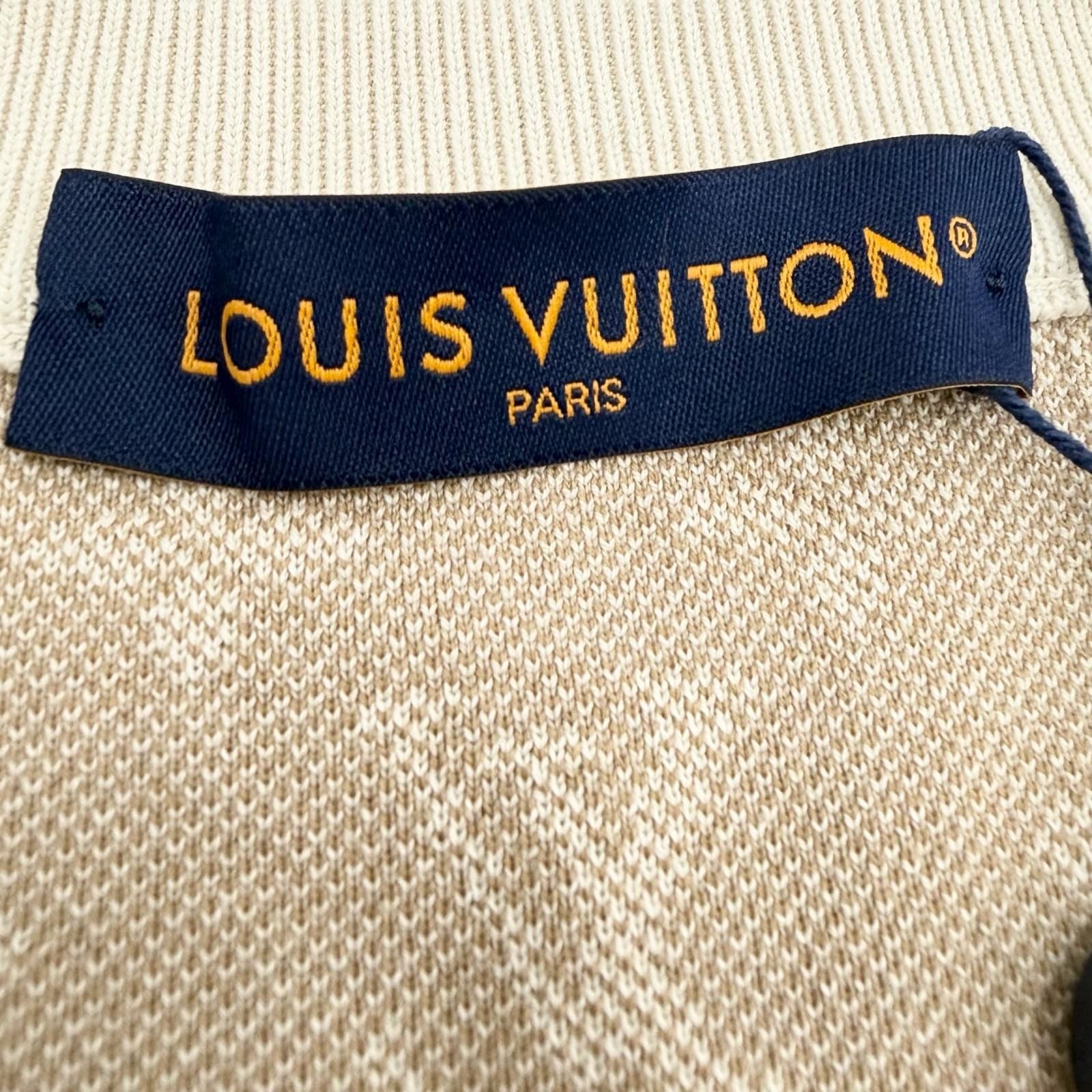 Louis Vuitton Cotton Monogram Long Sleeve Crew Neck Knit Pullover Sweatshirt — view 6