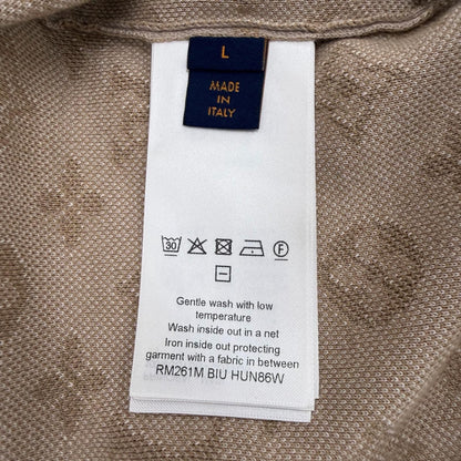 Louis Vuitton Cotton Monogram Long Sleeve Crew Neck Knit Pullover Sweatshirt — view 7
