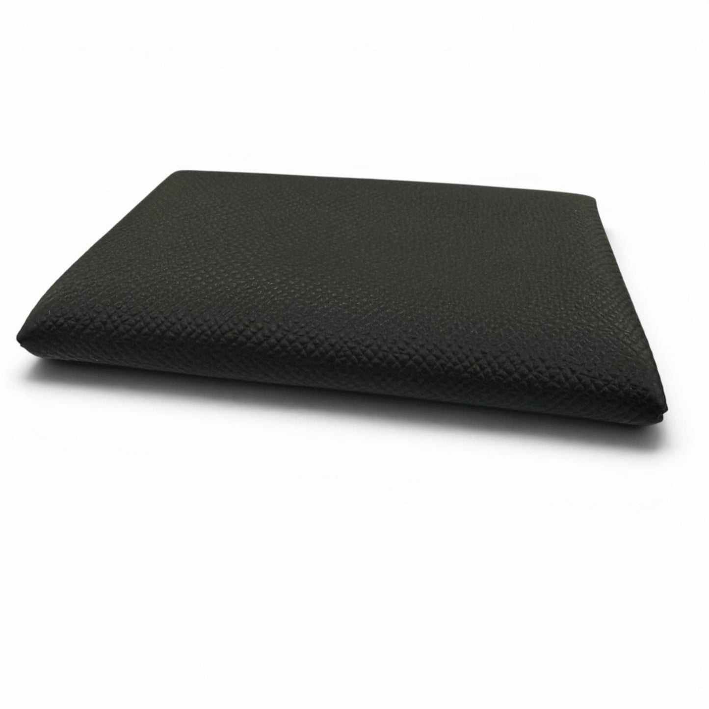 Hermes Calvi Veau Epsom Silver Card Case Black — view 5