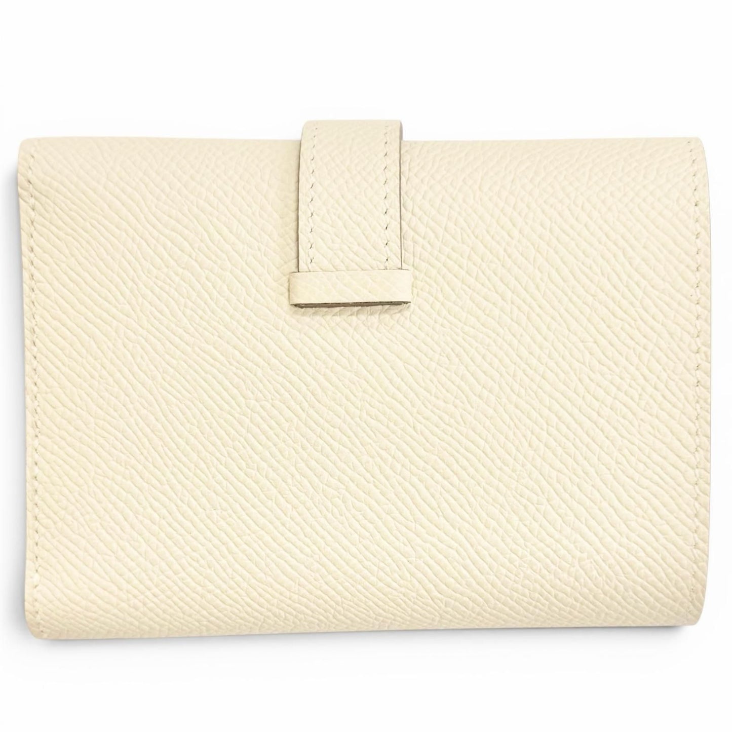 Hermes Bearn Convenience Verso Veau Epsom Cles Gold Trifold Wallet Large — view 3