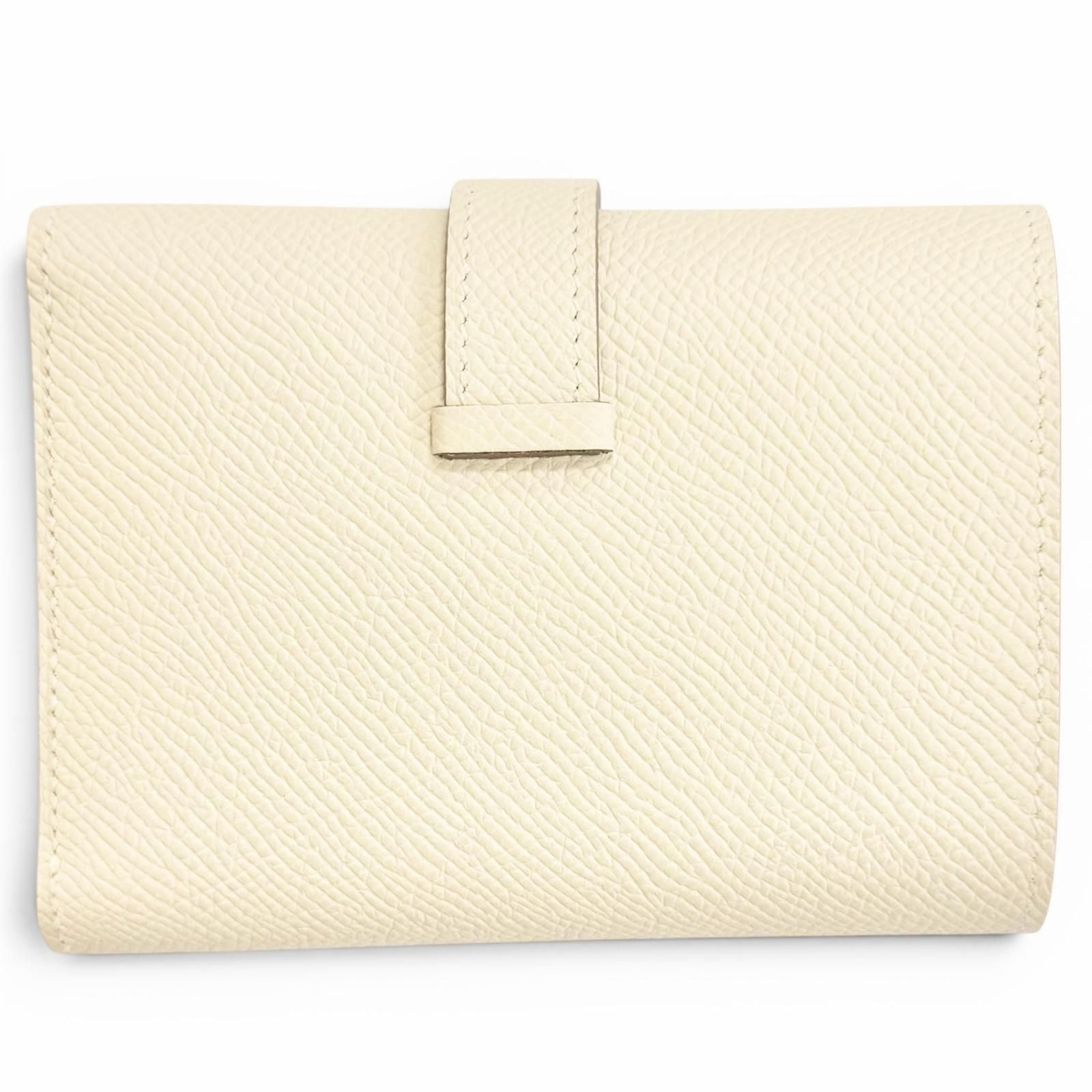 Hermes Bearn Convenience Verso Veau Epsom Cles Gold Trifold Wallet Large — view 3