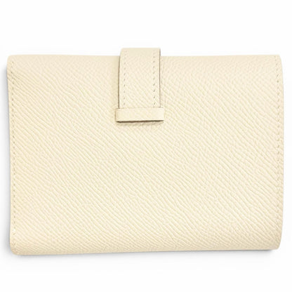 Hermes Bearn Convenience Verso Veau Epsom Cles Gold Trifold Wallet Large — view 3