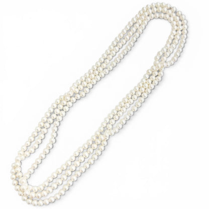 Tiffany & Co Fresh Water Pearl 925 Long Necklace White Recommended