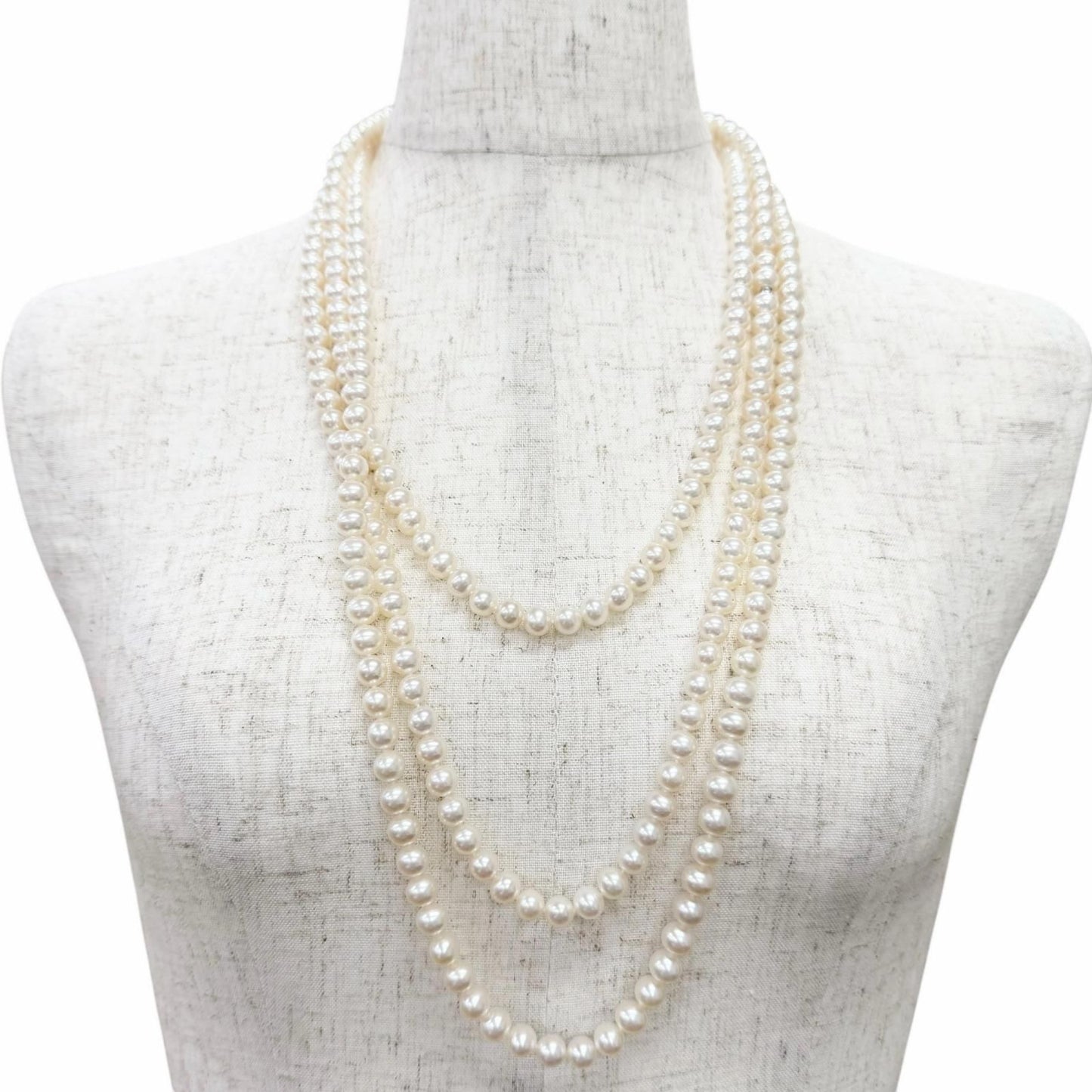 Tiffany & Co Fresh Water Pearl 925 Long Necklace White Recommended — view 4