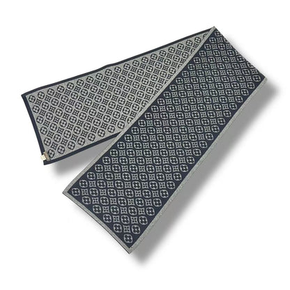 Louis Vuitton Scarf Echarpe Ski Monogram Cashmere Black — view 3