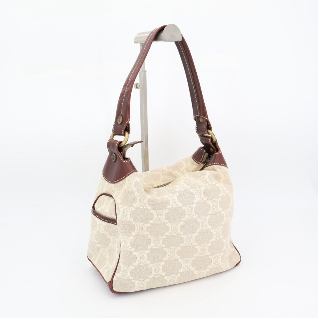 Celine Macadam Handbag Ivory