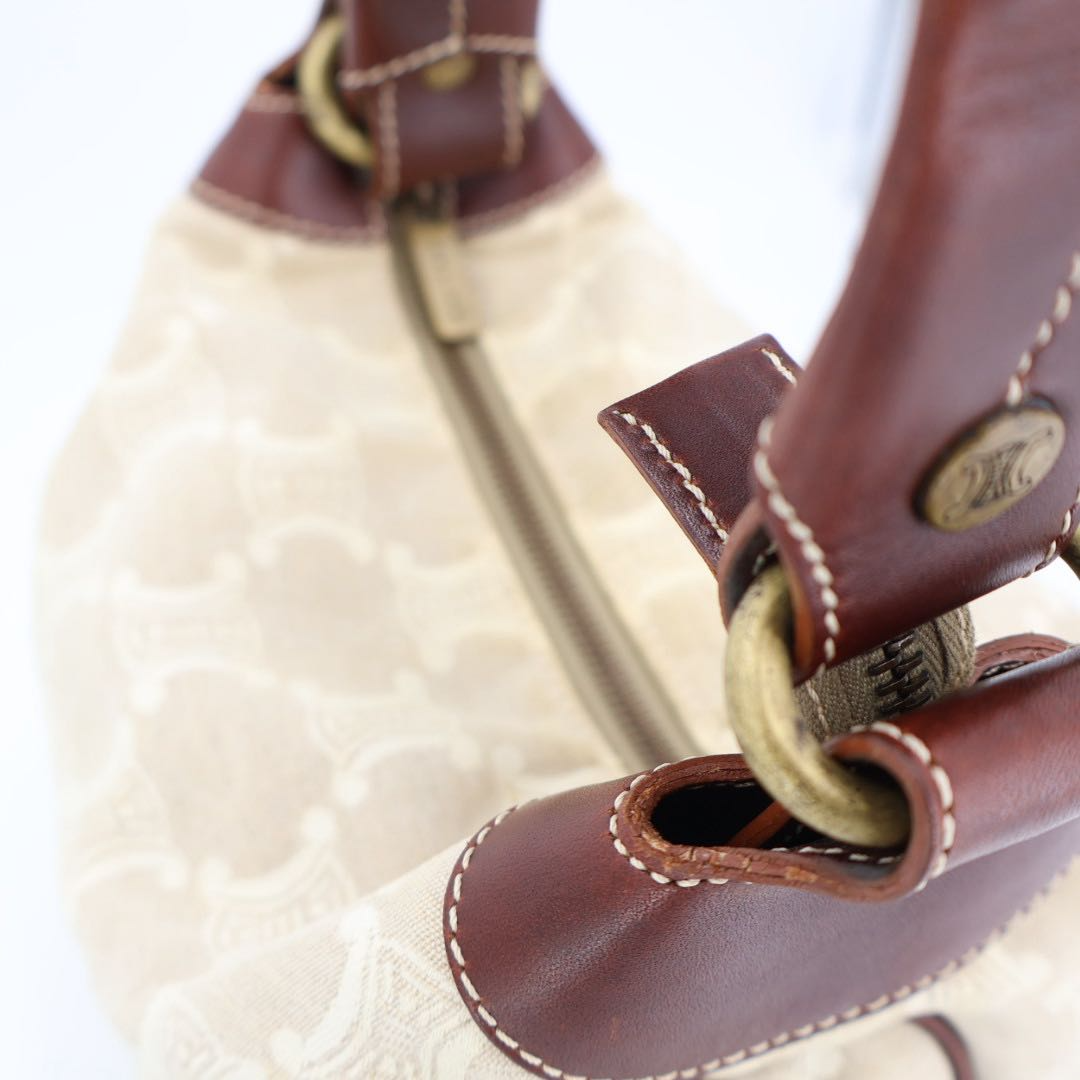 Celine Macadam Handbag Ivory — view 4