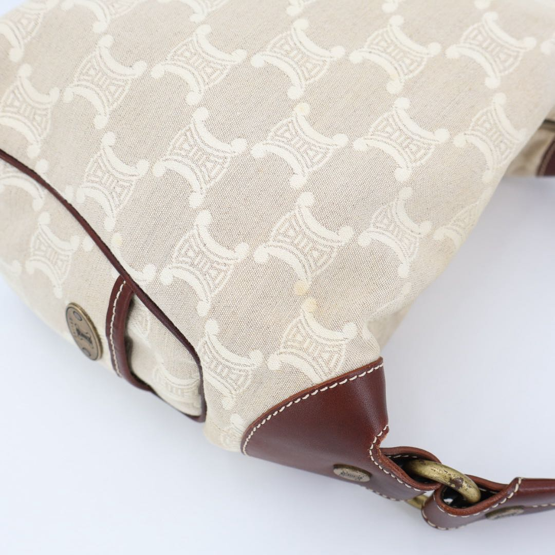 Celine Macadam Handbag Ivory — view 9