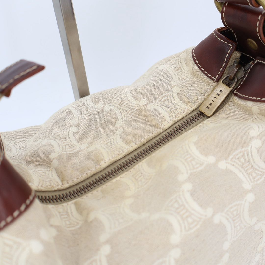 Celine Macadam Handbag Ivory — view 5