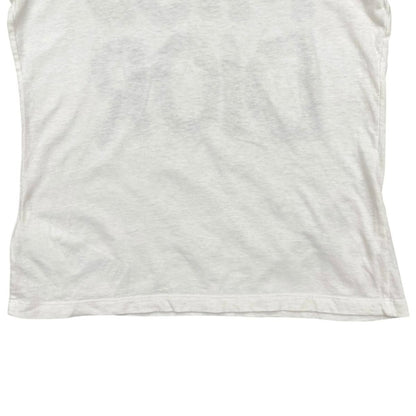 Dior Short Sleeve T-Shirt Graffiti Logo XS White Black — view 6