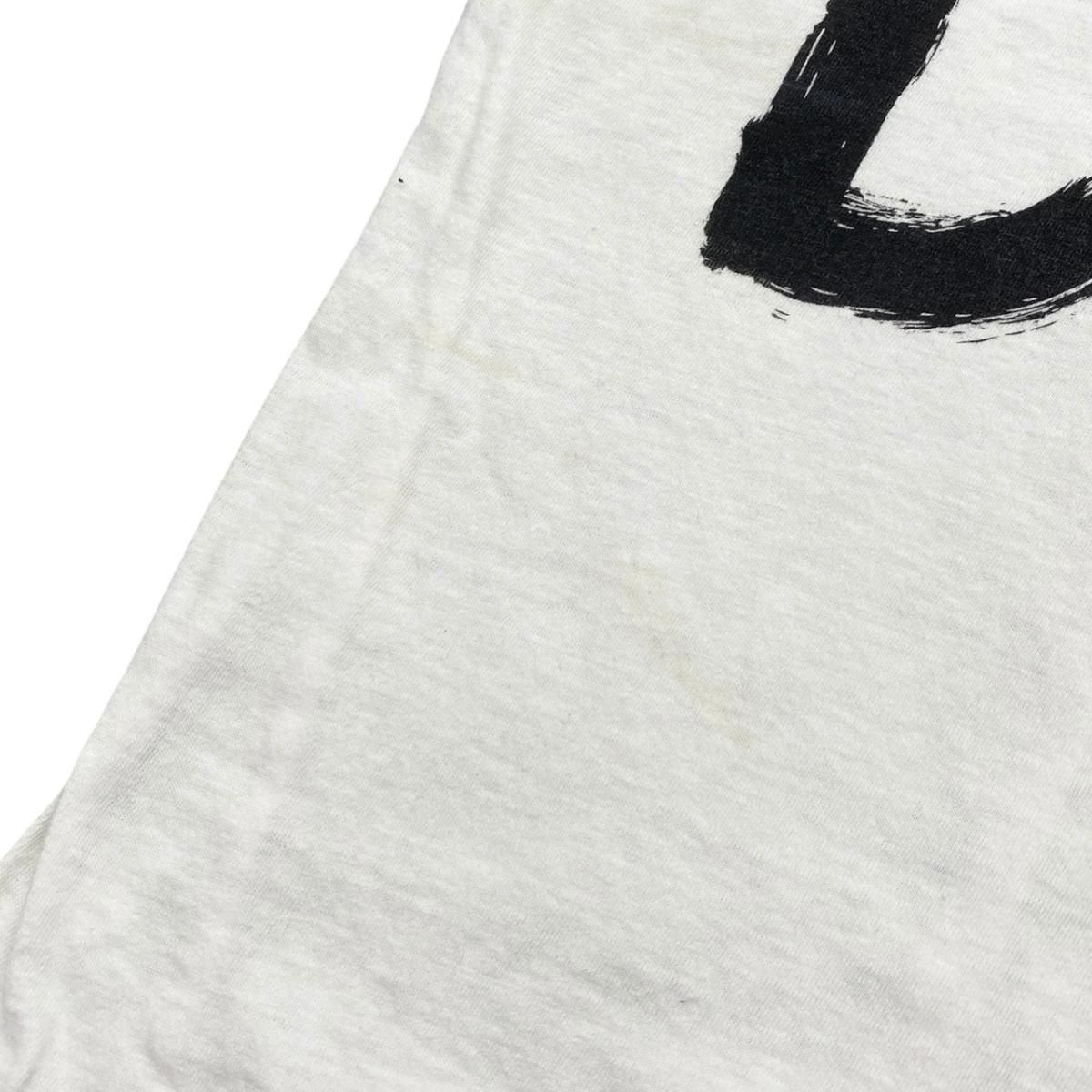 Dior Short Sleeve T-Shirt Graffiti Logo XS White Black — view 7