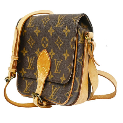 Louis Vuitton Mini Cartouchiere Shoulder Bag Monogram Leather — view 2