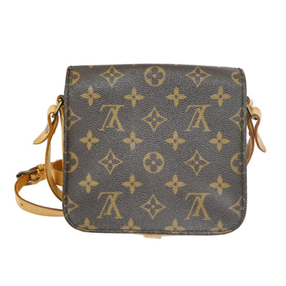 Louis Vuitton Mini Cartouchiere Shoulder Bag Monogram Leather — view 3