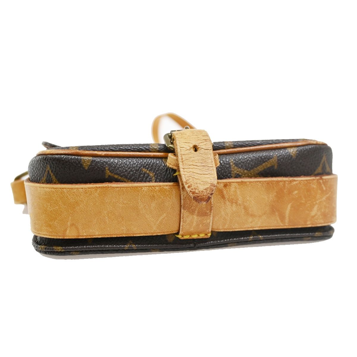 Louis Vuitton Mini Cartouchiere Shoulder Bag Monogram Leather — view 6